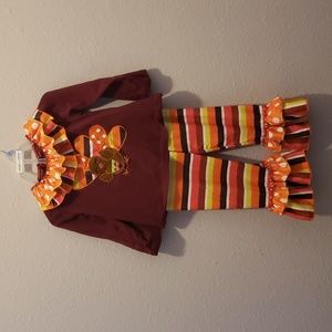Girls 12-18 month thanksgiving outfit